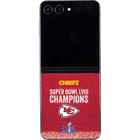 NFL Chiefs Super Bowl LVIII Champions Galaxy Z Flip5 5G Skin